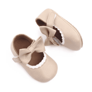 Zapatos de bebe niña beige