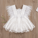 Vestido blanco bautizo bebé
